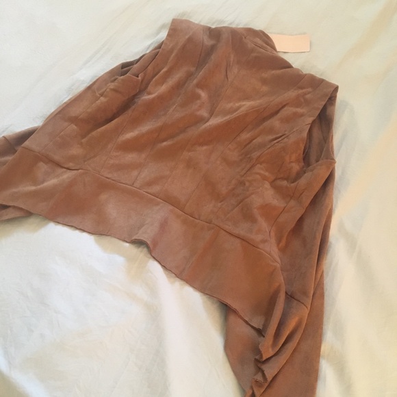 NWT Allegra K Faux Suede Vest - Picture 4 of 5